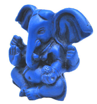 Ganesh with Big Ear Blue Lapis looking RG-060L